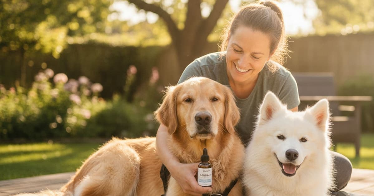 A dog being cared for at home, illustrating k9-repair for service dogs: what owners should know