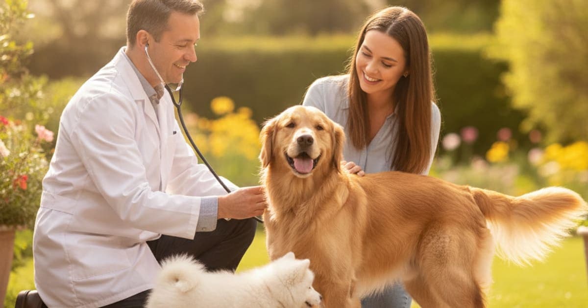 A dog being cared for at home, illustrating k9-repair and heart safety: what owners should know