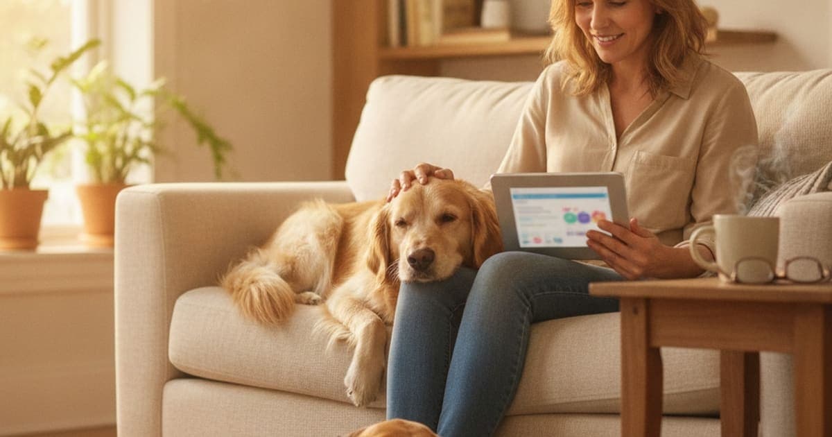 A dog being cared for at home, illustrating is k9-repair fda approved? (what owners should know)