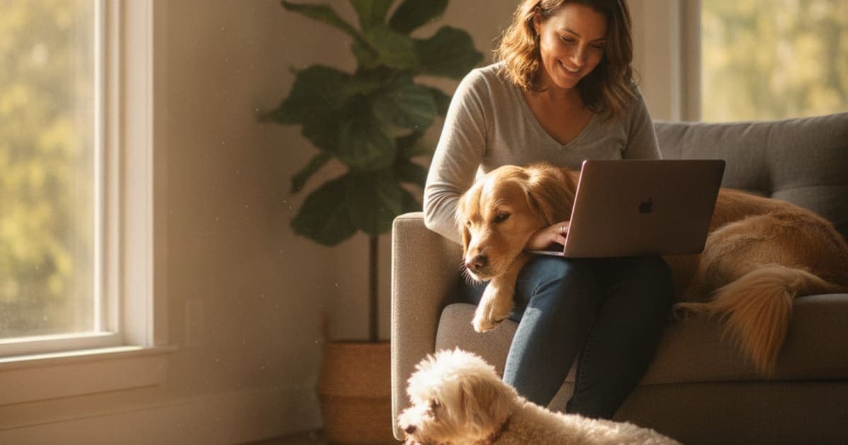 A dog being cared for at home, illustrating k9-repair: is it legal? what dog owners need to know