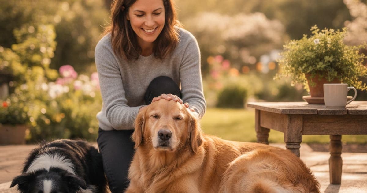 A dog being cared for at home, illustrating k9-repair and nsaid safety: what owners should know