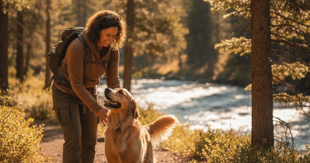 A dog being cared for at home, illustrating traveling with k9-repair