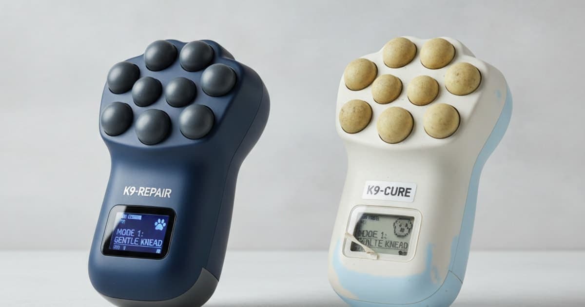 A dog being cared for at home, illustrating k9-repair fake vs real: how to spot a knockoff