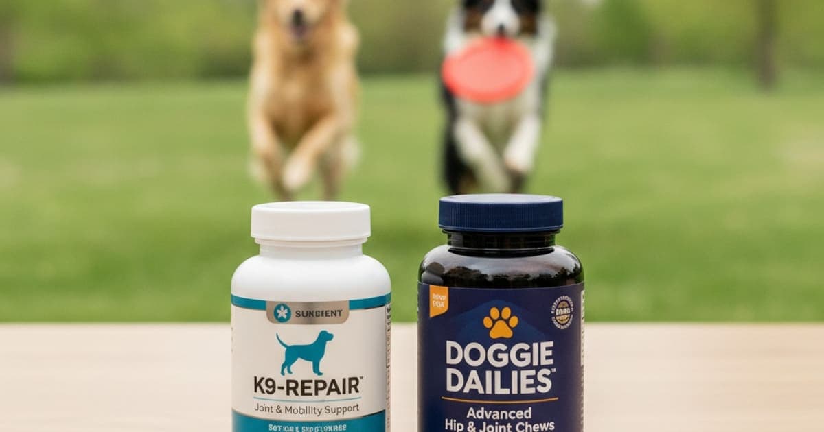 A dog being cared for at home, illustrating k9-repair vs doggie dailies: which is better for dogs
