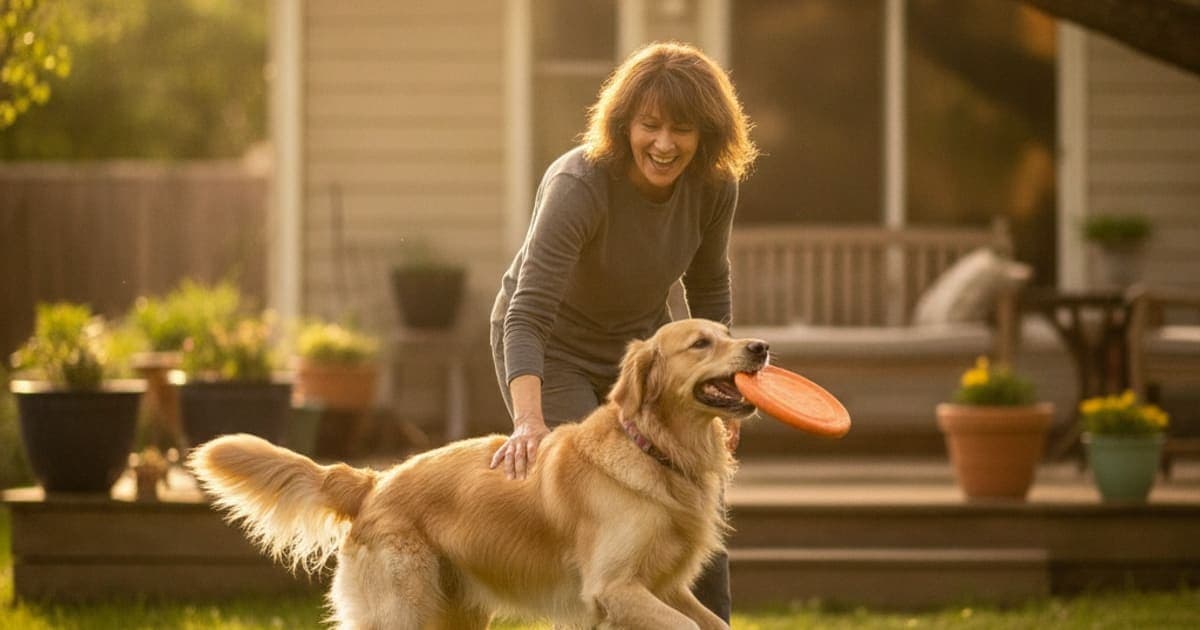 A dog being cared for at home, illustrating k9-repair vs prolotherapy: what's better for dogs