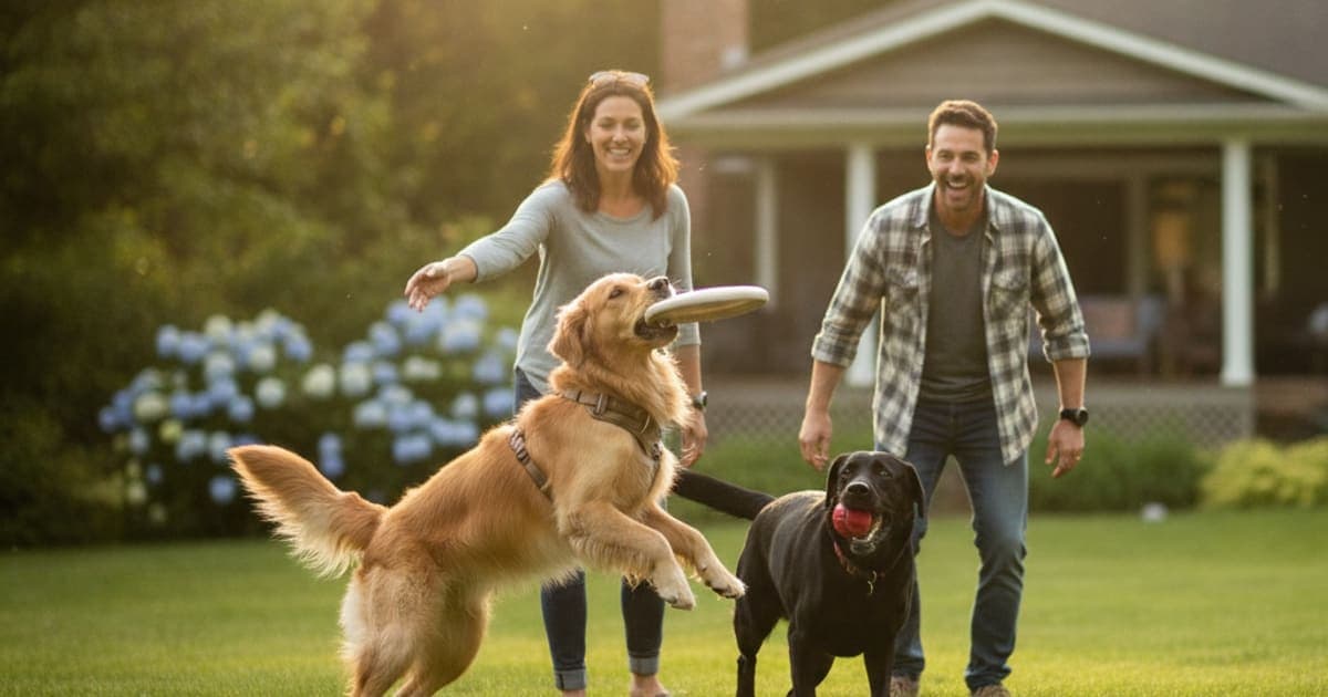 A dog being cared for at home, illustrating k9-repair vs total hip replacement: how they differ