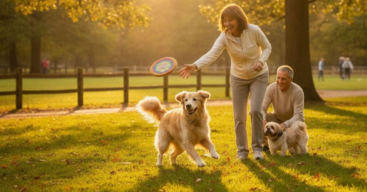 A dog being cared for at home, illustrating longevity supplements for dogs: what to look for