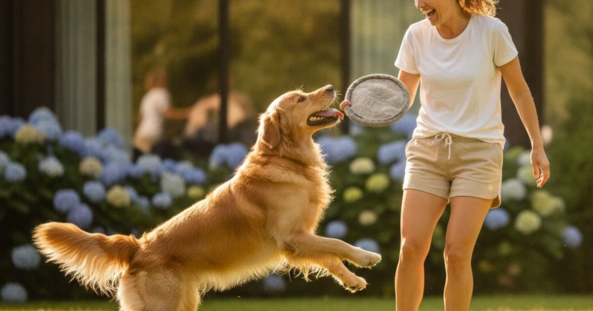 A dog being cared for at home, illustrating purina pro plan veterinary supplements for dogs explained