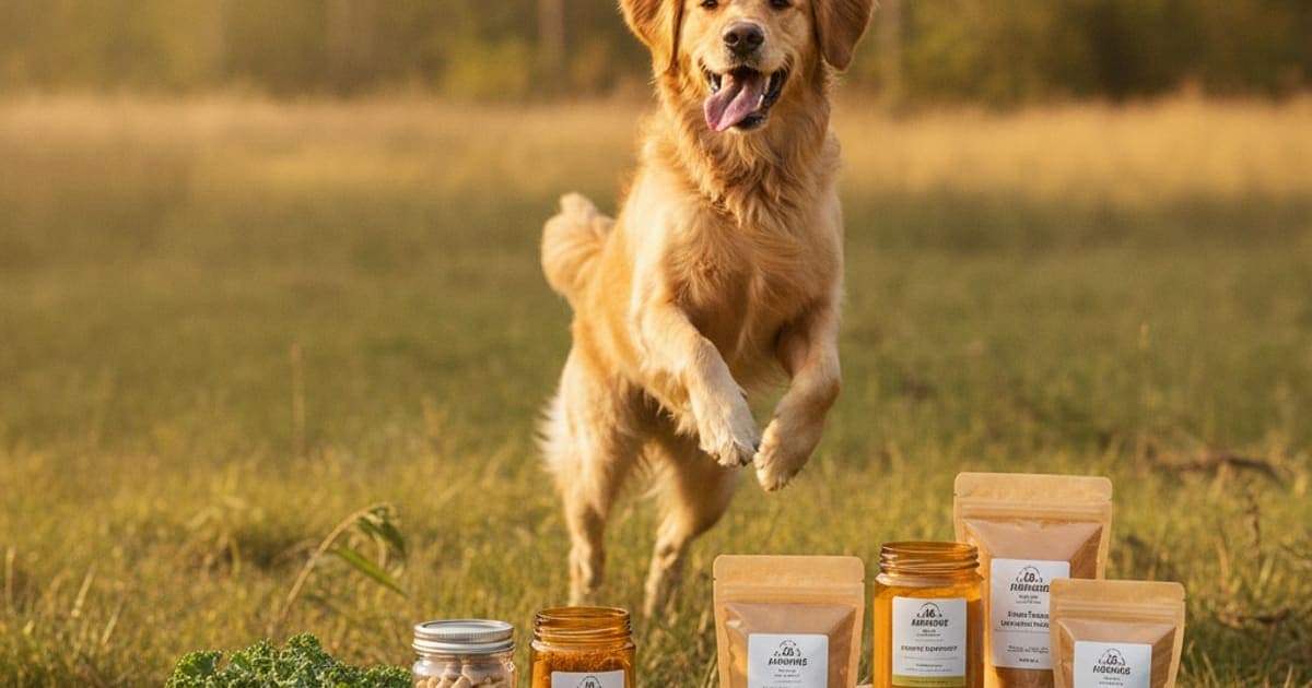 A dog being cared for at home, illustrating purina supplements for dogs: what each line supports