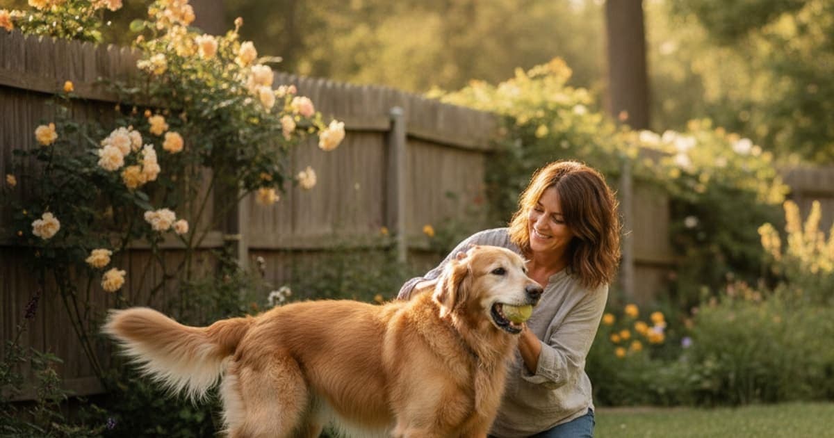 A dog being cared for at home, illustrating renal supplements for dogs: what they support
