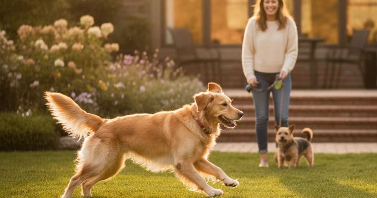 A dog being cared for at home, illustrating should i worry if my dog is bunny hopping? (gait signs)