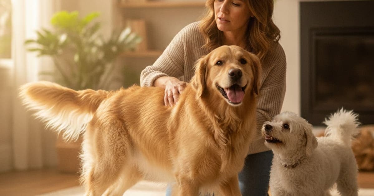A dog being cared for at home, illustrating should i worry if my dog has an uneven gait? (when to act)