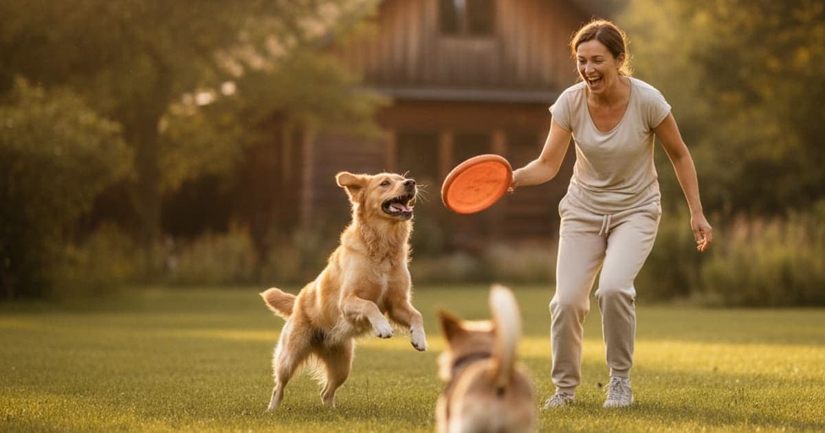 A dog being cared for at home, illustrating supplements for dogs with luxating patella