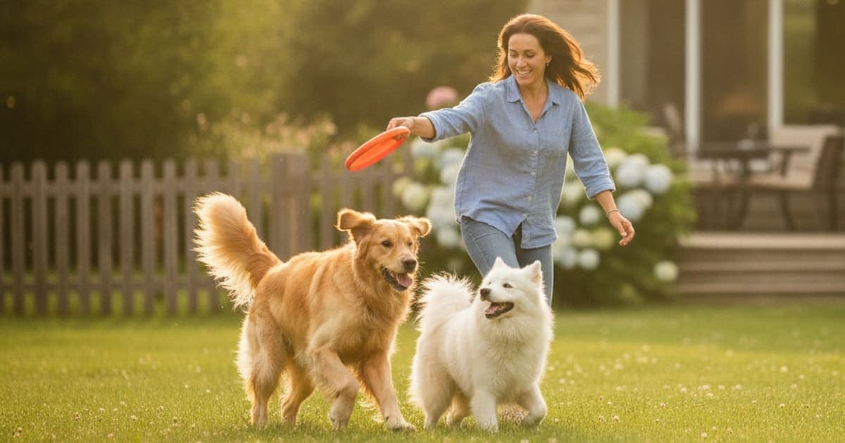A dog being cared for at home, illustrating synovi g4 dog joint supplement: what owners should know