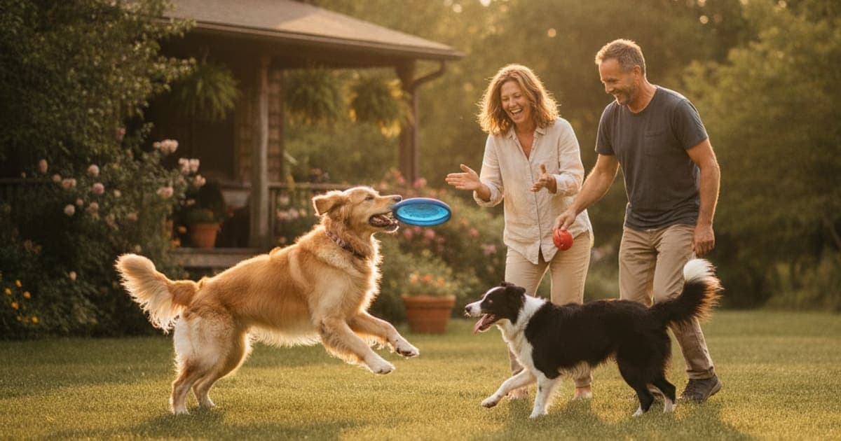 A dog being cared for at home, illustrating synovi g4 dog joint supplement chews