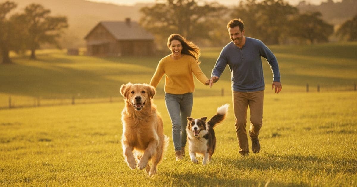 A dog being cared for at home, illustrating tb-500 cycle length for dogs