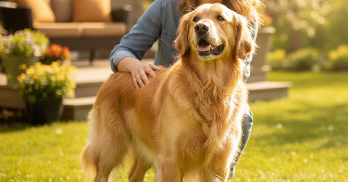 A dog being cared for at home, illustrating tb-500 for vestibular disease in dogs: does it work