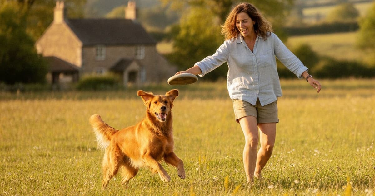 A dog being cared for at home, illustrating tb-500 for dogs: how long to use it