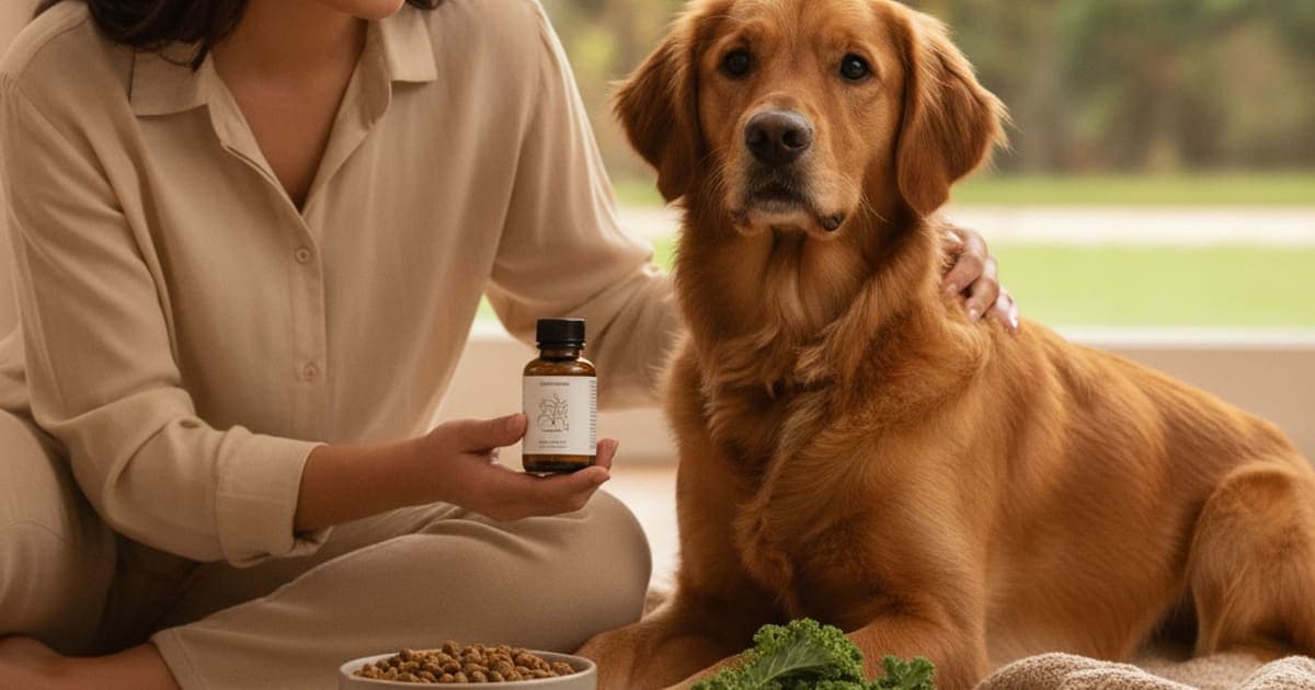 A dog being cared for at home, illustrating tb-500: is it fda approved for dogs? (explained)
