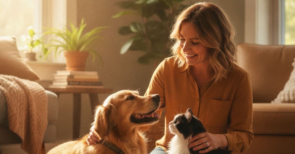 A dog being cared for at home, illustrating tb-500 and liver safety for dogs: what owners should know