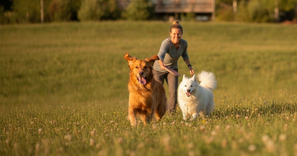 A dog being cared for at home, illustrating tb-500 results timeline for dogs: week by week