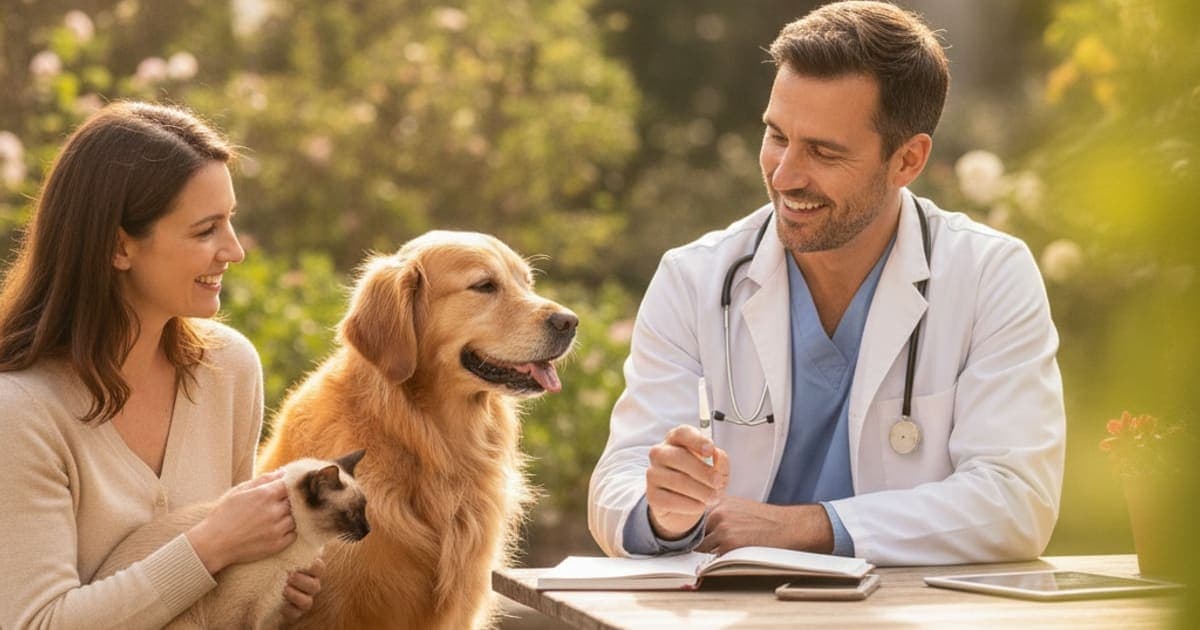 A dog being cared for at home, illustrating tb-500 and vet approval: what dog owners need to know