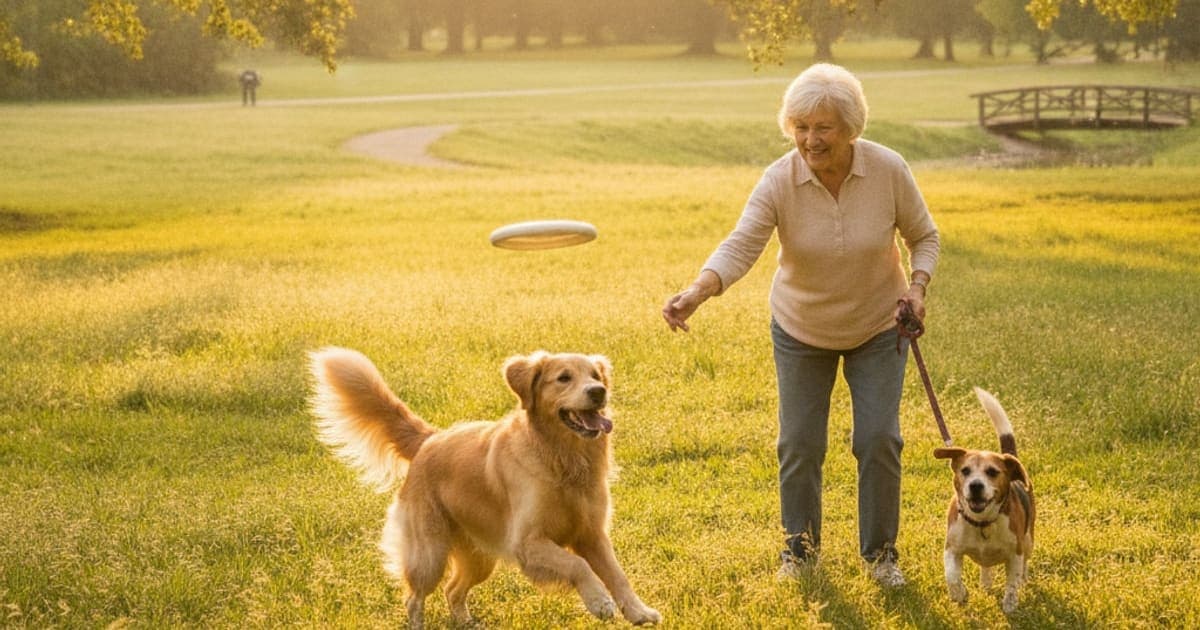 A dog being cared for at home, illustrating the missing link hip & joint dog supplement explained