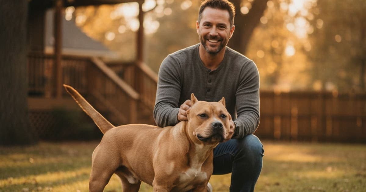 A dog being cared for at home, illustrating wolverine stack before and after for dogs: owner reports