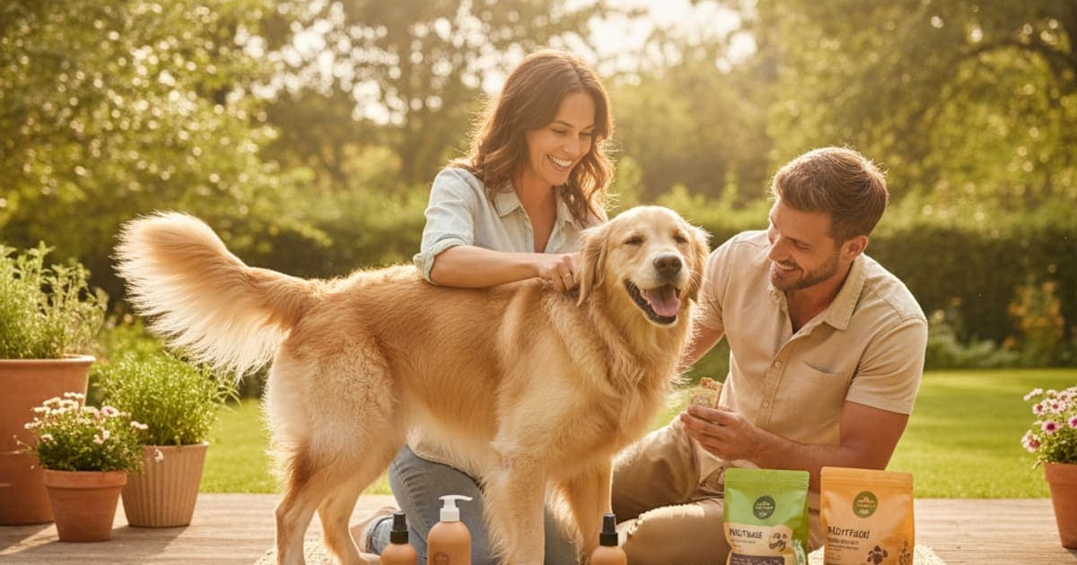 A dog being cared for at home, illustrating the wolverine stack cost per month for dogs (2026)