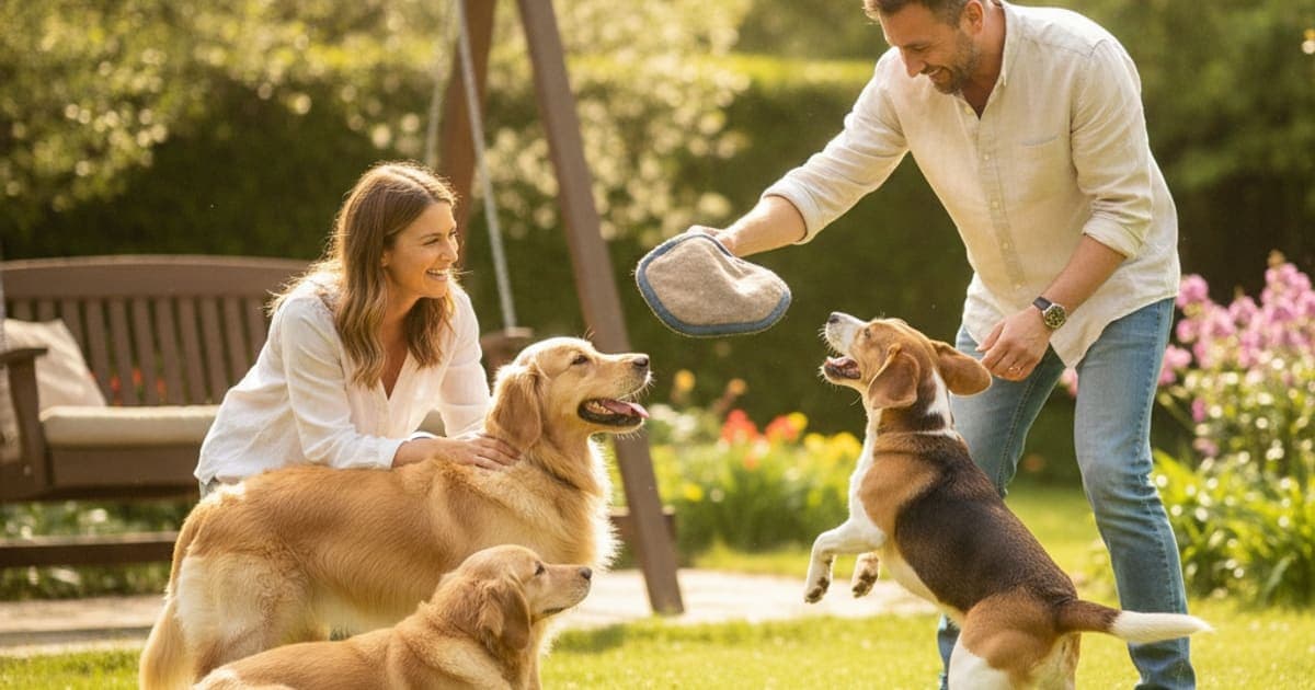 A dog being cared for at home, illustrating the wolverine stack and dogs with cushing's: what to know