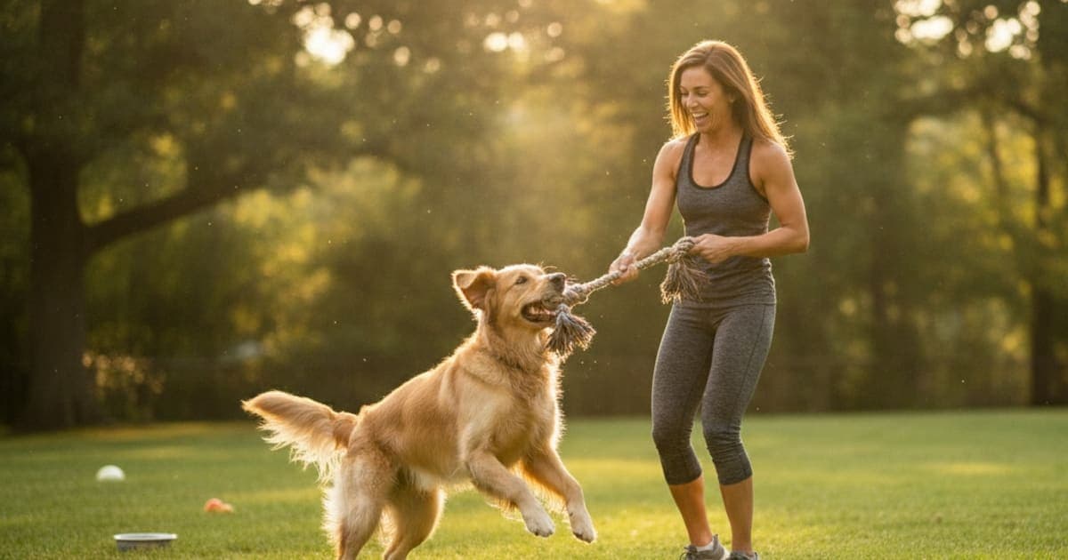 A dog being cared for at home, illustrating wolverine stack dosage by weight for dogs, explained