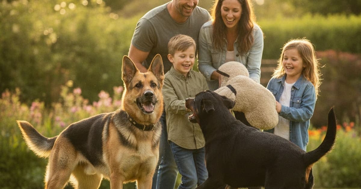 A dog being cared for at home, illustrating wolverine stack dose for large dogs