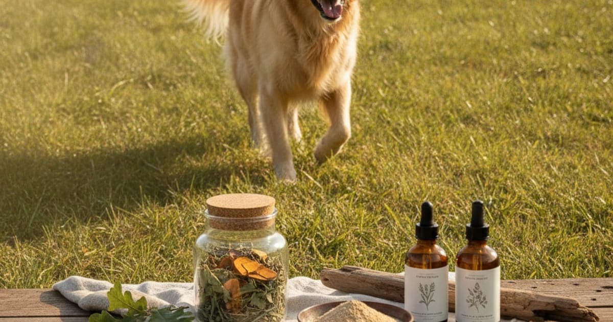 A dog being cared for at home, illustrating wolverine stack for ccl tear in dogs: does it work