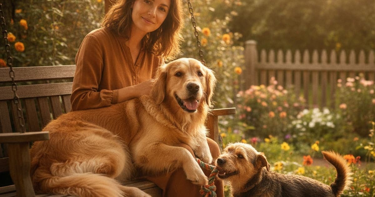 A dog being cared for at home, illustrating wolverine stack for chronic diarrhea in dogs: does it work