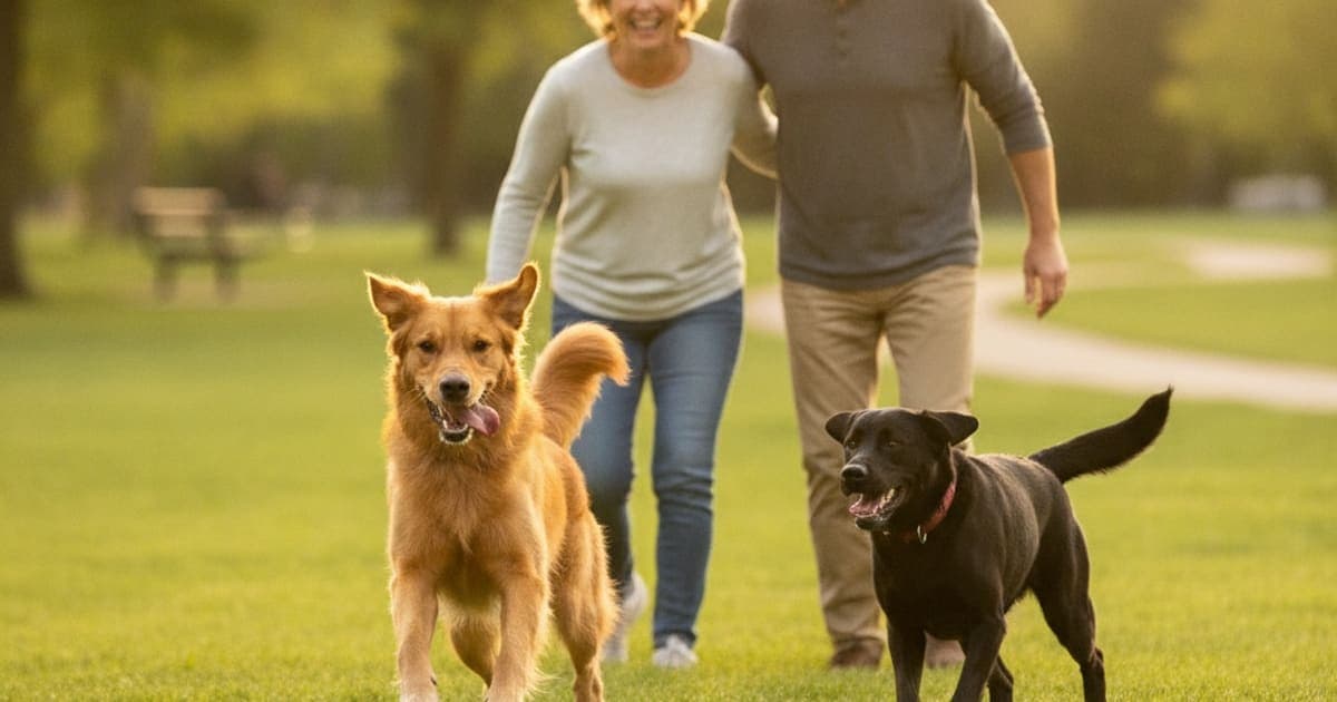 A dog being cared for at home, illustrating wolverine stack for sarcopenia in dogs: does it work