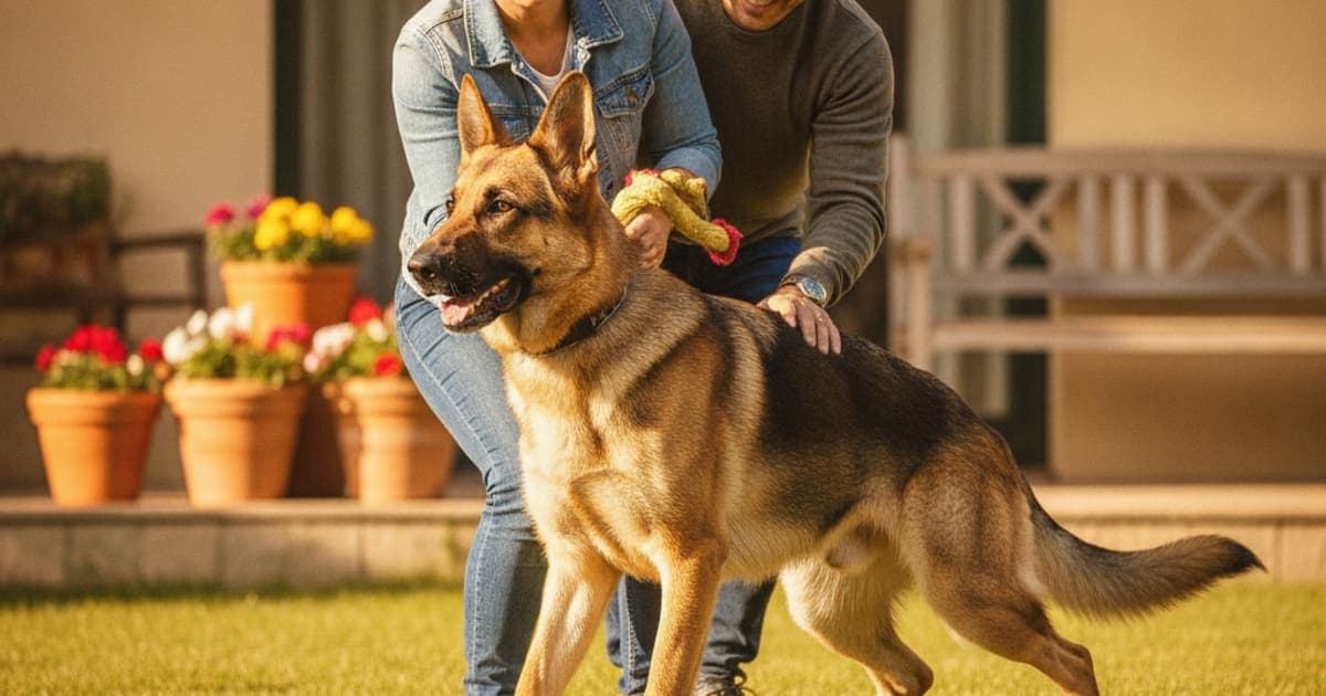 A dog being cared for at home, illustrating the wolverine stack for dog tendon injury: does it work