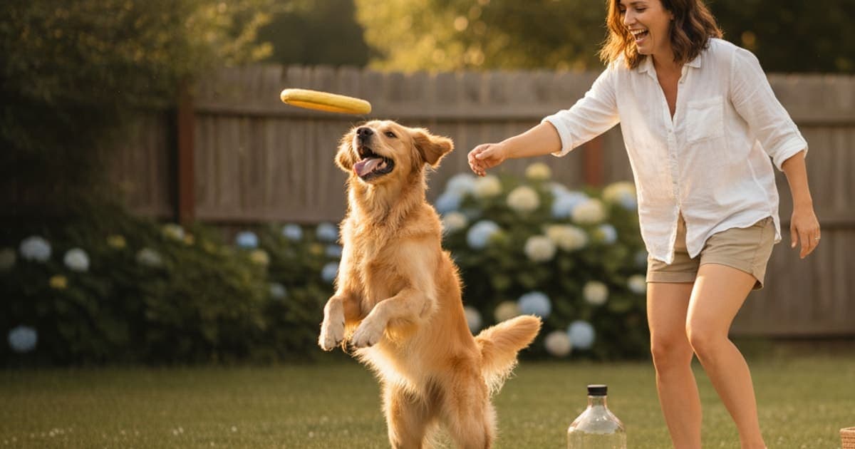 A dog being cared for at home, illustrating the wolverine stack: how much bac water for dogs