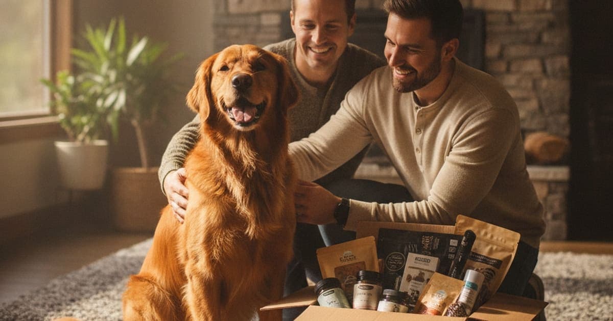 A dog being cared for at home, illustrating wolverine stack subscription cost for dogs (2026)