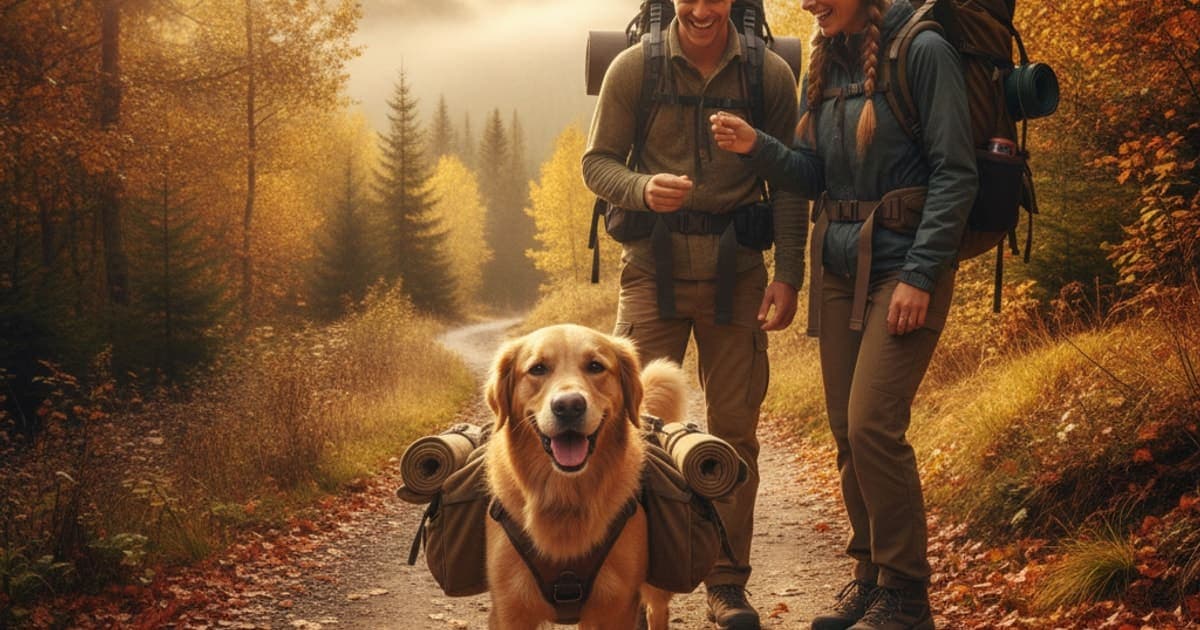 A dog being cared for at home, illustrating traveling with the wolverine stack: a dog owner's kit