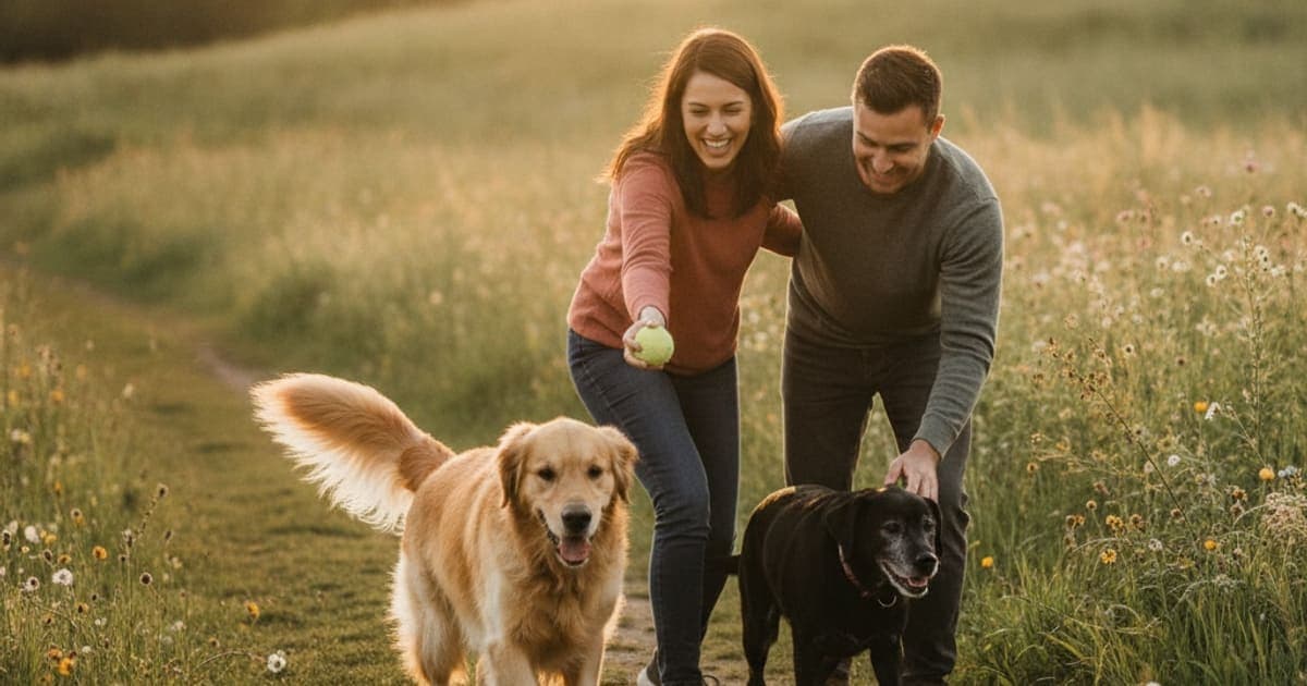 A dog being cared for at home, illustrating wolverine stack vs carprofen for dogs