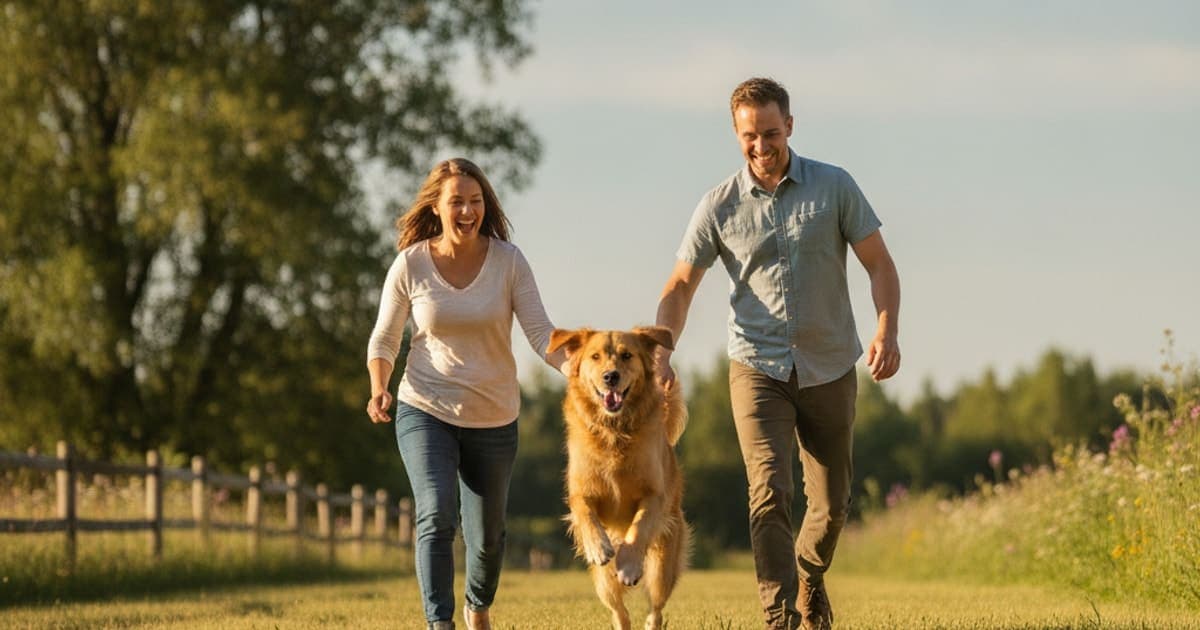 A dog being cared for at home, illustrating wolverine stack vs chondroitin for dogs: what differs