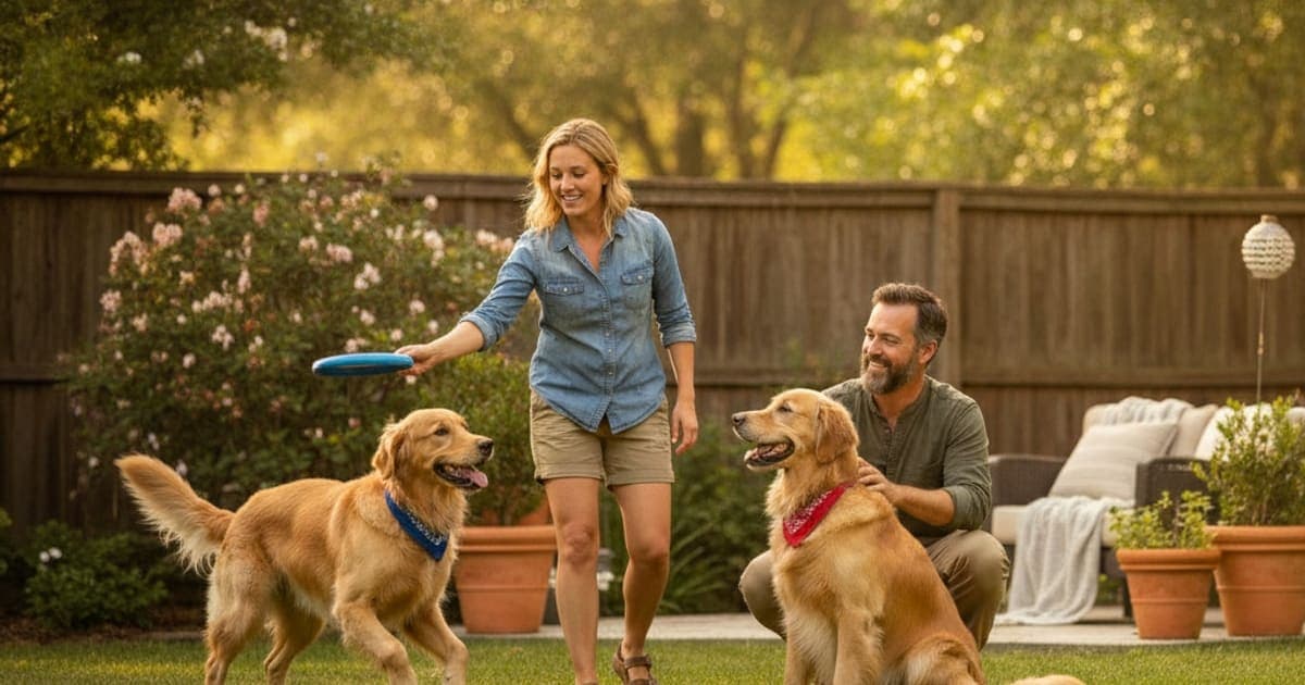 A dog being cared for at home, illustrating the wolverine stack vs glycoflex for dogs: which wins