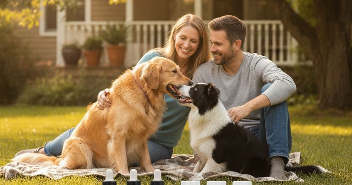 A dog being cared for at home, illustrating wolverine stack vs metacam for dogs: what each does