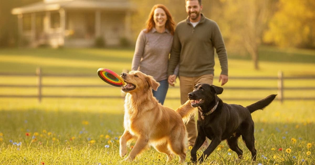 A dog being cared for at home, illustrating wolverine stack vs movoflex for dogs: which is better