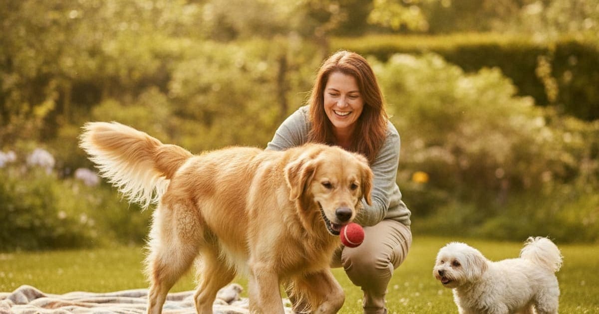 A dog being cared for at home, illustrating wolverine stack vs previcox for dogs: how they compare