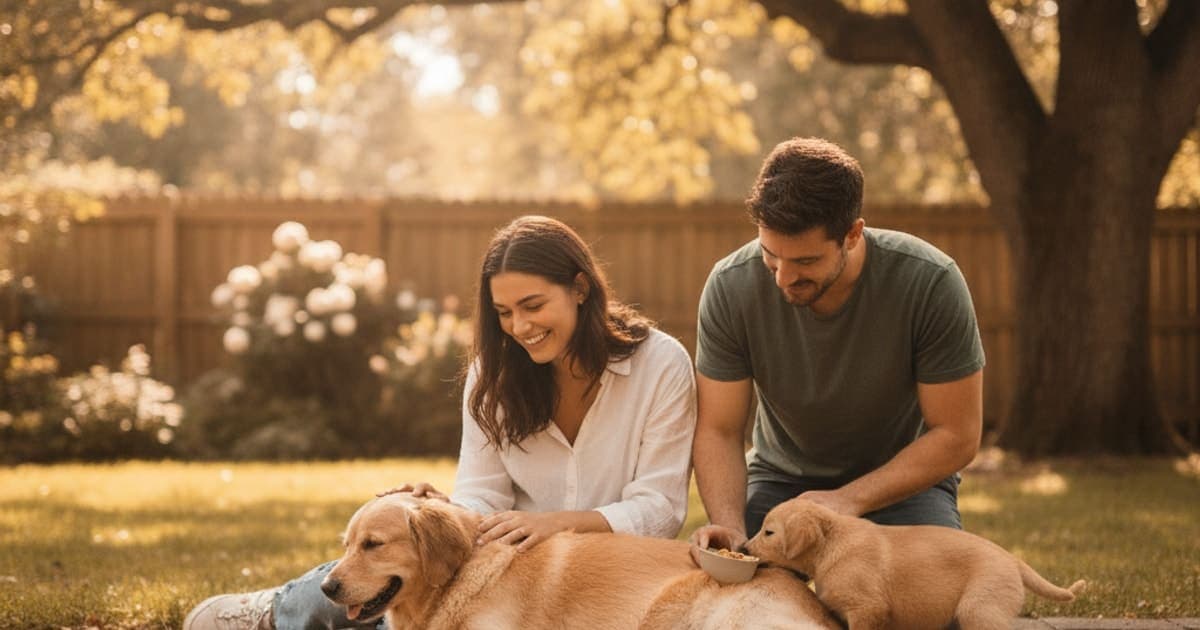 A dog being cared for at home, illustrating do dogs need prenatal vitamins? (what breeders know)