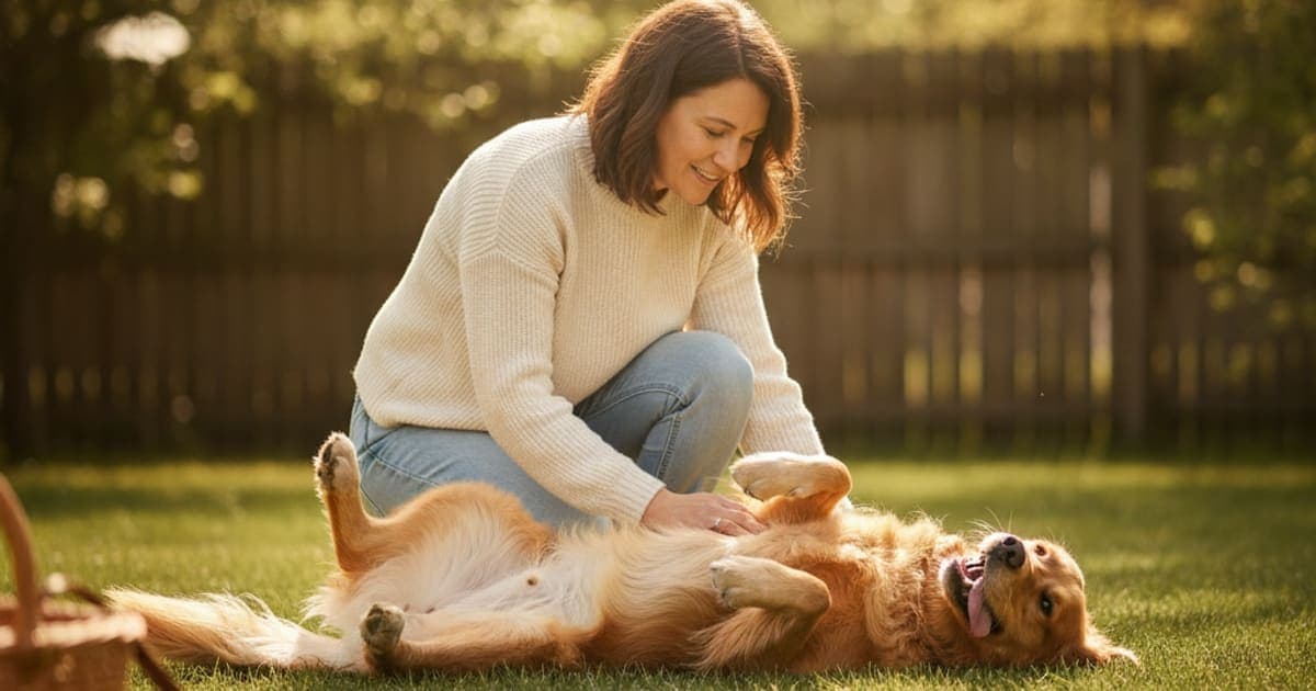 A dog being cared for at home, illustrating what are the first signs of leaky gut in dogs? (early cues)