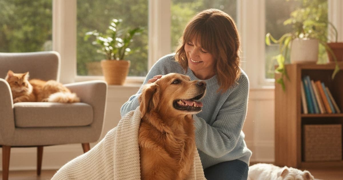 A dog being cared for at home, illustrating what can i give a dog that is hunched back? (vet first)