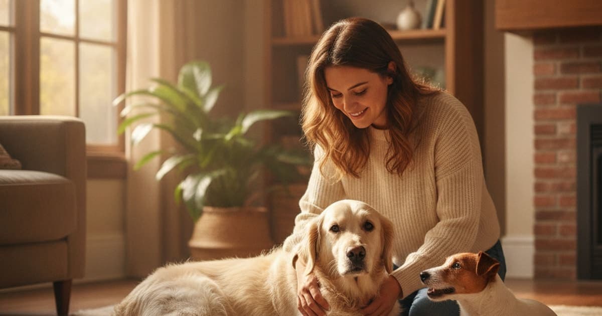 A dog being cared for at home, illustrating what can i give a dog that is limping after exercise