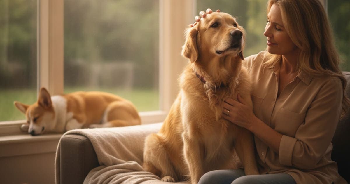 A dog being cared for at home, illustrating what can i give a dog that is loss of balance? (vet first)
